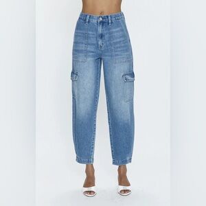 Pistola Josephine high rise tapered cargo jean